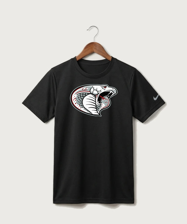 Triton High School Volleyball (Girls) - Black Nike Youth Swoosh Sleeve rLegend Tee NKDX8787