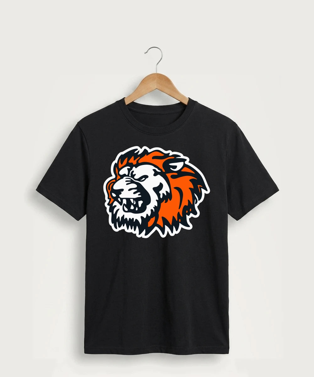 Ogilvie High School Football (Boys) - Jet Black Port & Co Core Cotton Tee. PC54