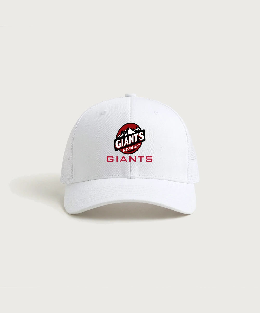 Mesabi East High School Football (Boys) - White/ White Sport-Tek Club Trucker Cap STC46