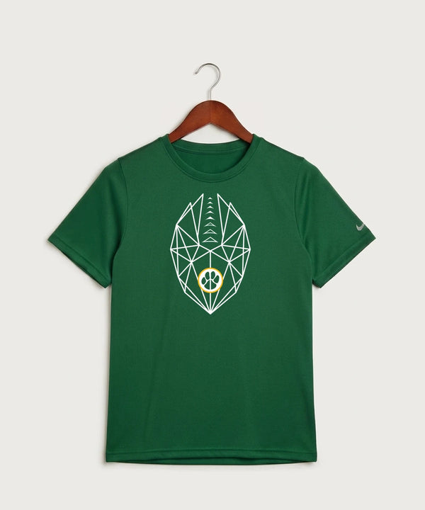 Ashwaubenon High School Football (Boys) (Sandbox) - Gorge Green Nike Youth Swoosh Sleeve rLegend Tee NKDX8787