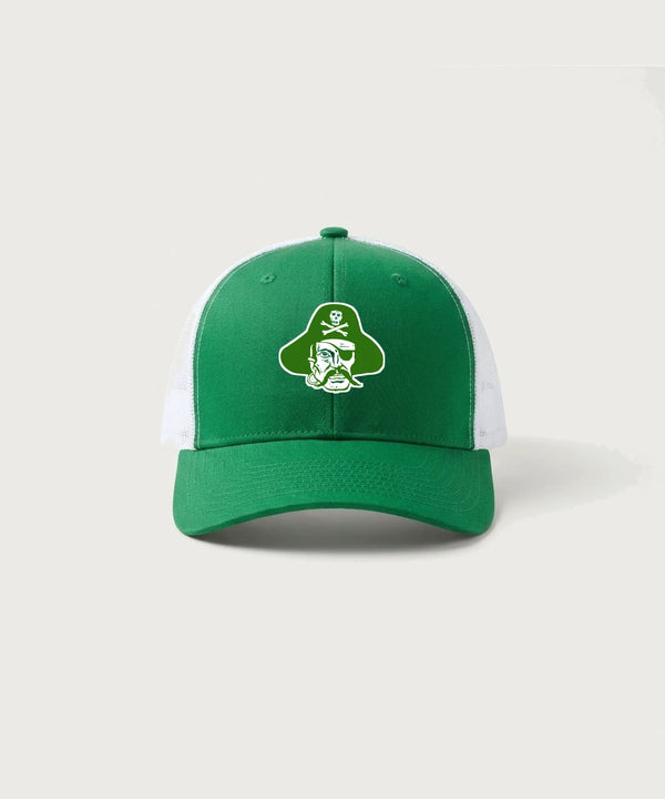 Verndale High School Football (Boys) - True Kelly Green/ White Sport-Tek Club Trucker Cap STC46