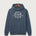 Walker Hackensack Akeley Volleyball (Girls) - Heather Navy Port & Co Core Fleece Pullover Hooded Sweatshirt. PC78H