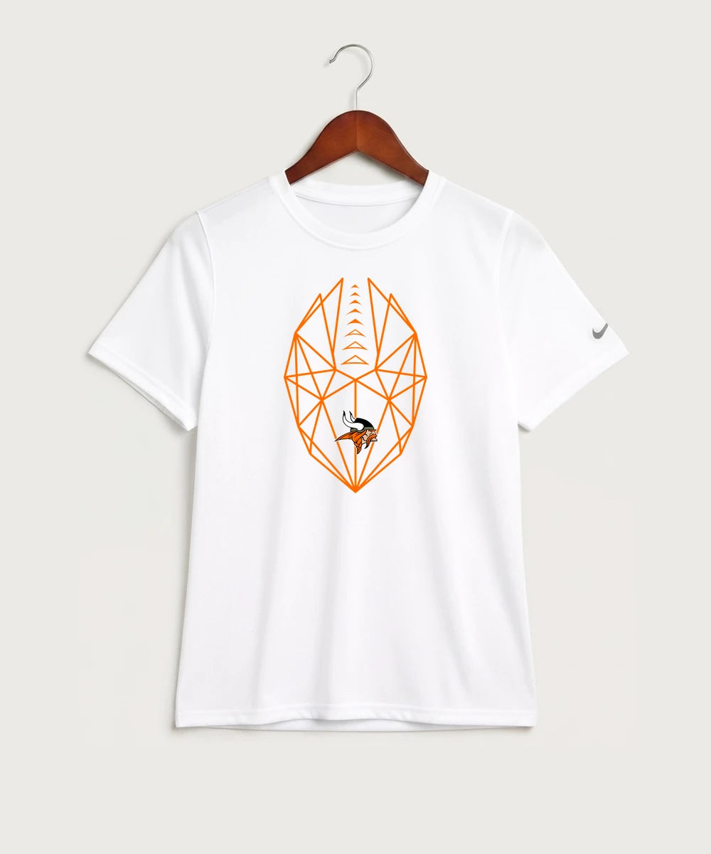Littlefork Big Falls High School Football (Boys) - White Nike Youth Swoosh Sleeve rLegend Tee NKDX8787