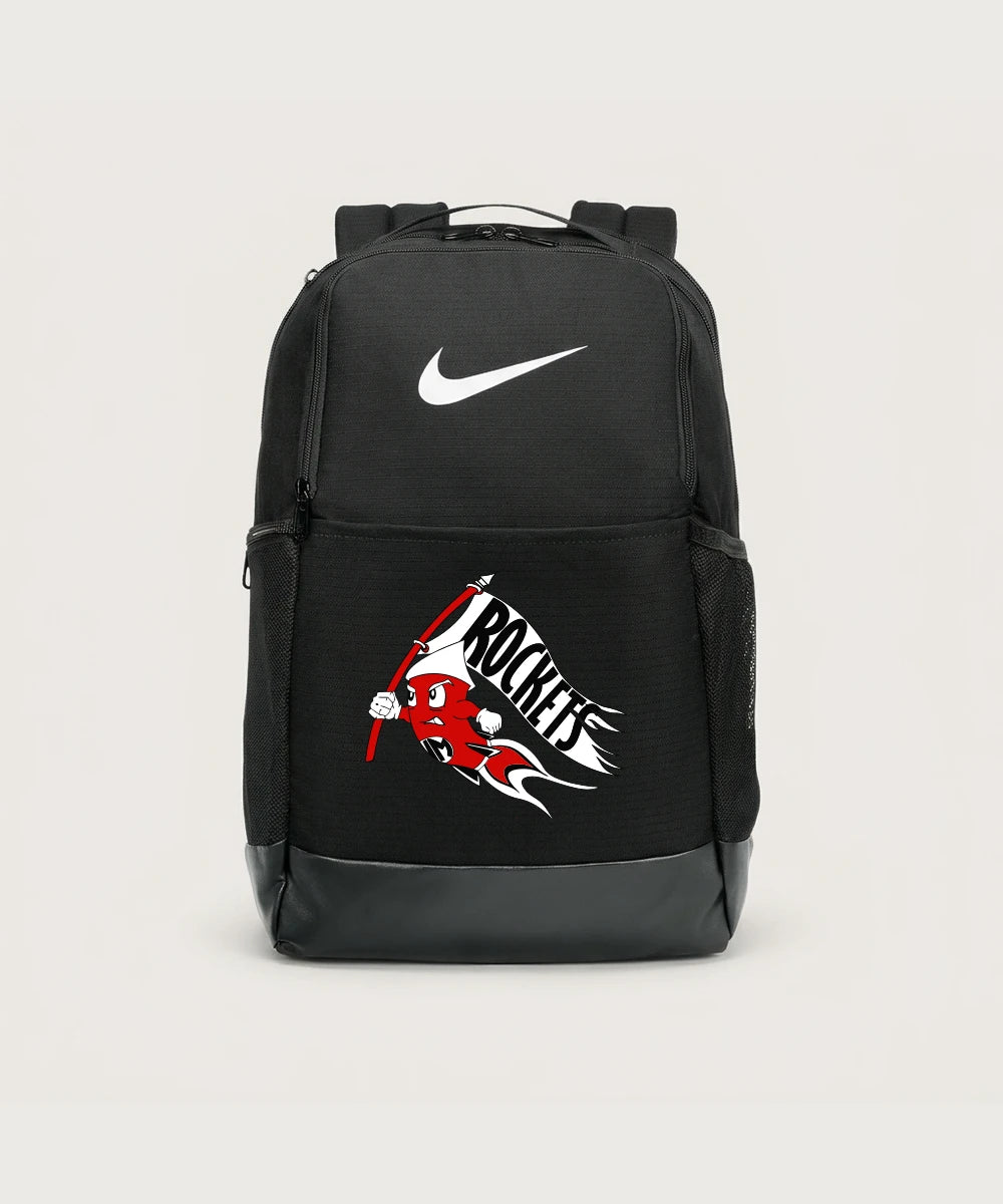 John Marshall High School Swimming (Girls) - Black Nike Brasilia Medium Backpack NKDH7709