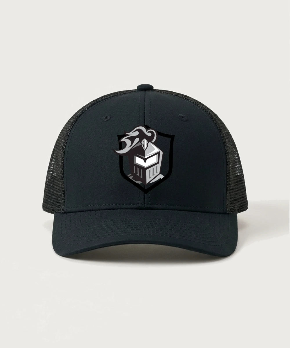 Kingsland High School Volleyball (Girls) - Black/ Black Sport-Tek Club Trucker Cap STC46