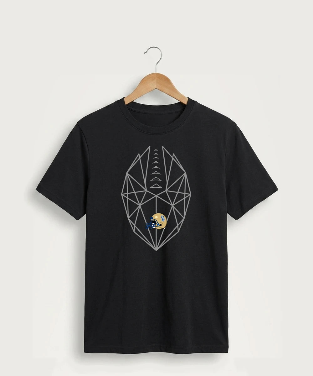 Braham Area High School Football (Boys) - Jet Black Port & Co Core Cotton Tee. PC54