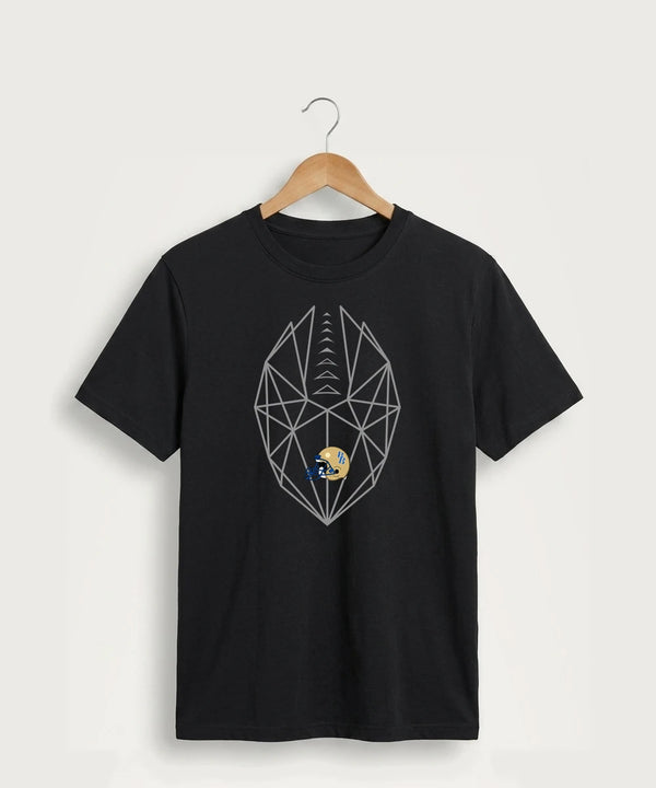 Braham Area High School Football (Boys) - Jet Black Port & Co Core Cotton Tee. PC54