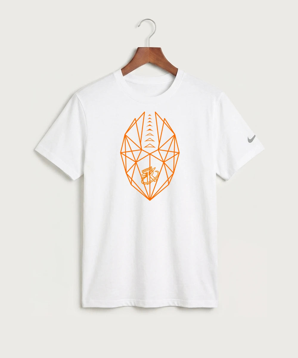 Underwood High School Football (Boys) - White Nike Swoosh Sleeve rLegend Tee NKDX8730