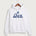 Hudson Cheer & Stunt - White Port & Co Core Fleece Pullover Hooded Sweatshirt. PC78H