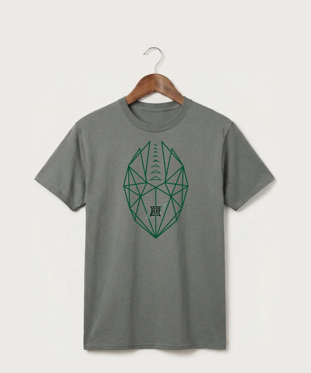 Rock Ridge High School Football (Boys) - Medium Grey Port & Co Core Cotton Tee. PC54
