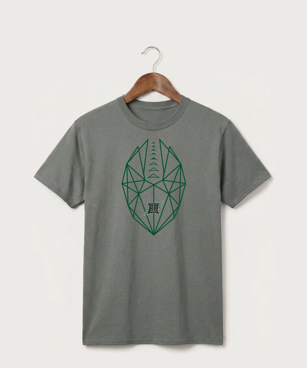 Rock Ridge High School Football (Boys) - Medium Grey Port & Co Core Cotton Tee. PC54