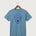 West Bend West High School Football - Tundra Blue Port & Co Core Cotton Tee. PC54
