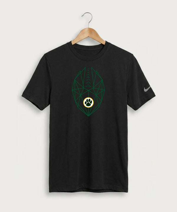 Ashwaubenon High School Football (Boys) (Sandbox) - Black Nike Swoosh Sleeve rLegend Tee NKDX8730