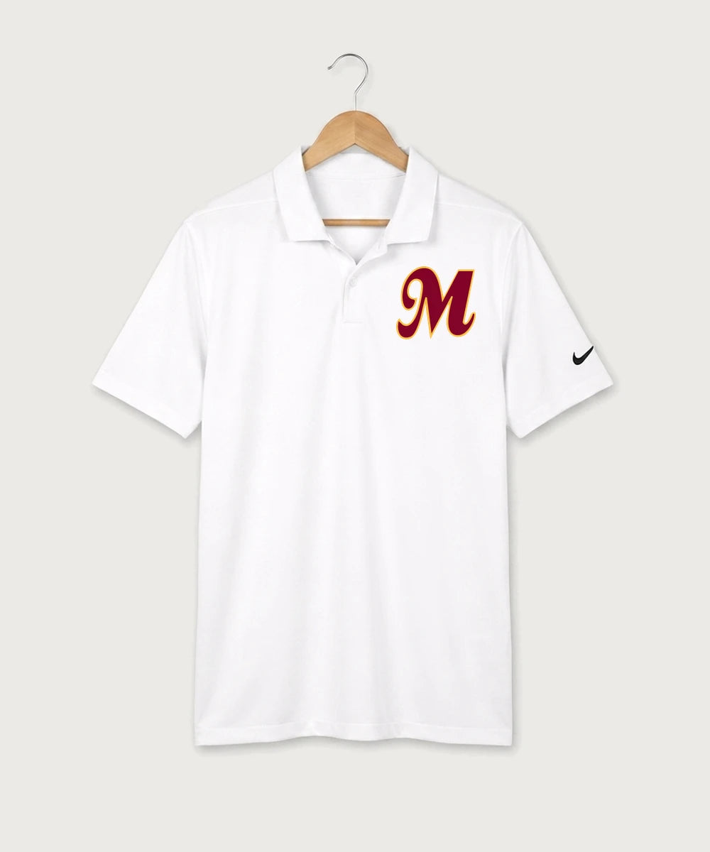 MAYBA Baseball Team Store - White Polo