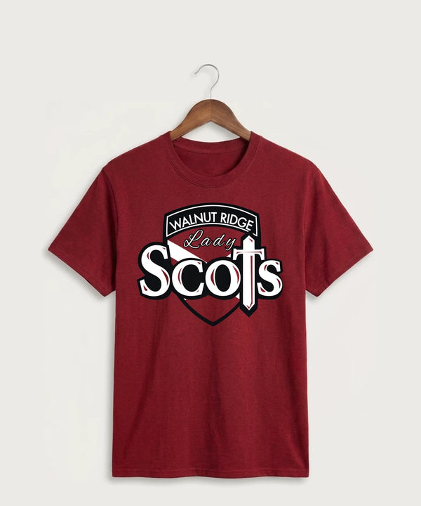 Walnut Ridge High School Basketball Team Store - Cardinal Port & Co Core Cotton Tee. PC54