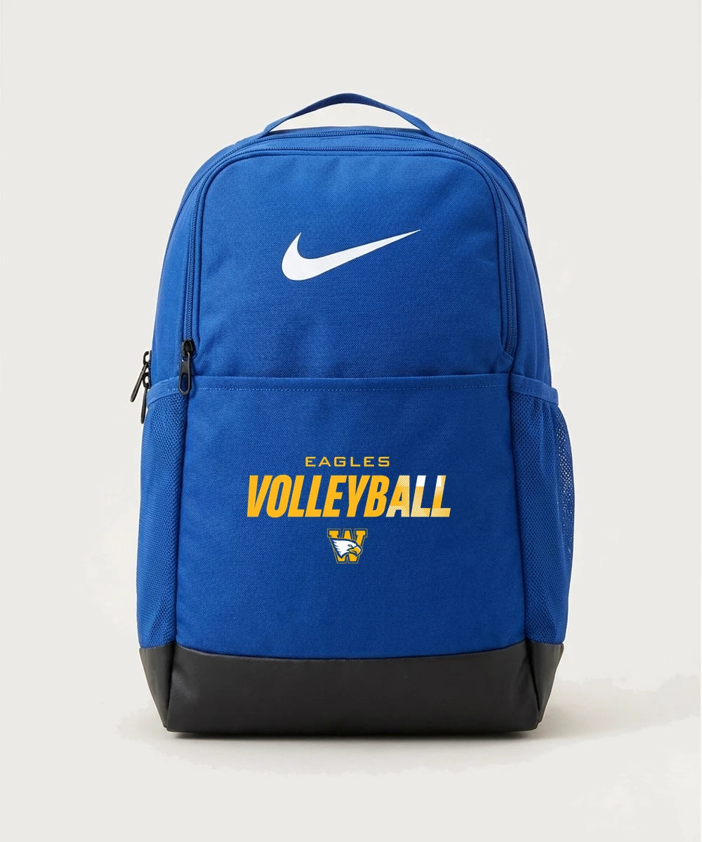 Windom Area High School Volleyball (Girls) - Game Royal Nike Brasilia Medium Backpack NKDH7709