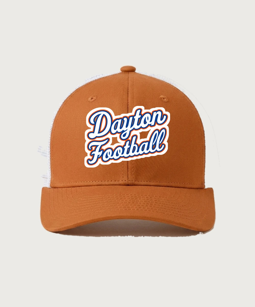 Jonathan Dayton High School Football Team Store - Texas Orange/ White Sport-Tek Club Trucker Cap STC46