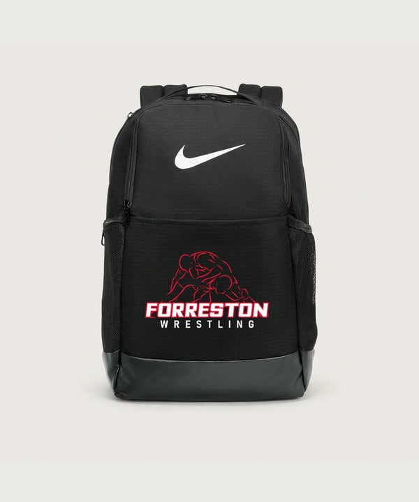 Forreston Wrestling - Black Nike Brasilia Medium Backpack NKDH7709