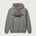 Triton High School Volleyball (Girls) - Medium Grey Port & Co Core Fleece Pullover Hooded Sweatshirt. PC78H