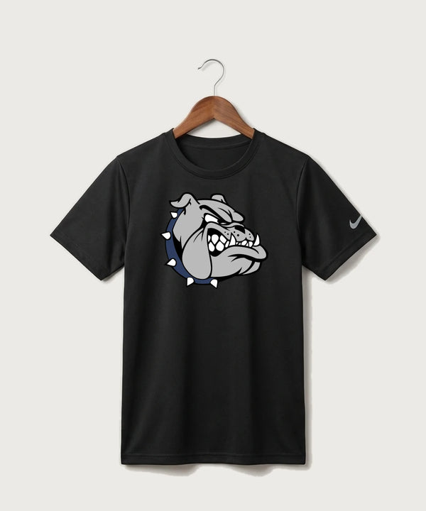 Sargent County High School Football (Boys) - Black Nike Youth Swoosh Sleeve rLegend Tee NKDX8787