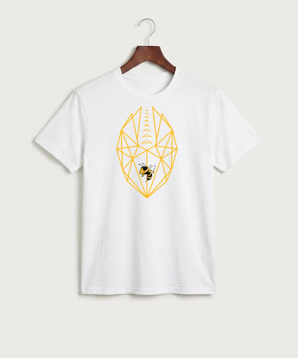 Perham High School Football (Boys) - White Port & Co Core Cotton Tee. PC54