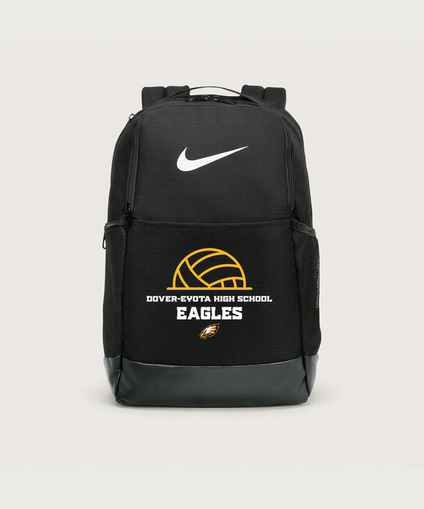 Dover-Eyota High School Volleyball (Girls) - Black Nike Brasilia Medium Backpack NKDH7709