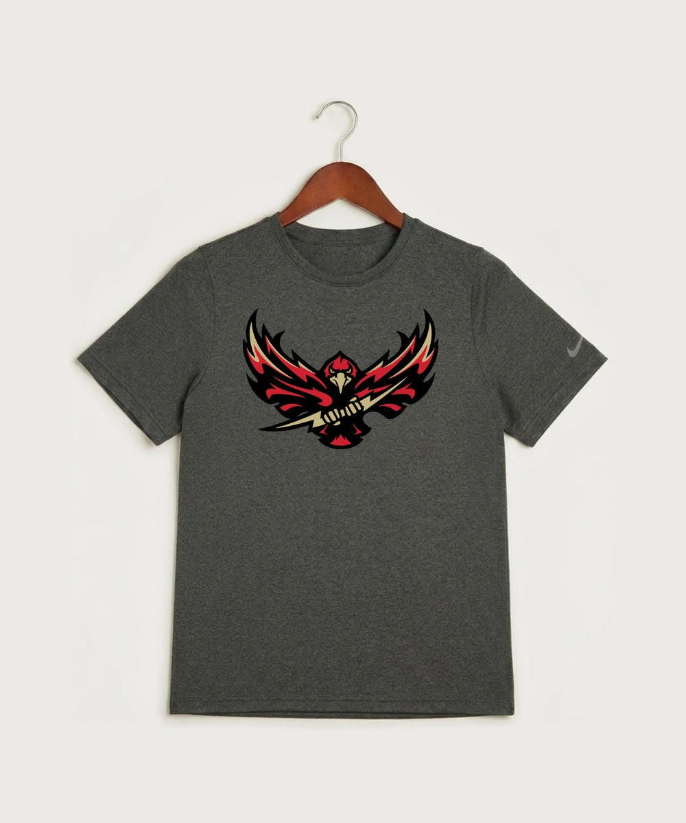 Gfw High School Football (Boys) - Dark Smoke Heather Nike Youth Swoosh Sleeve rLegend Tee NKDX8787