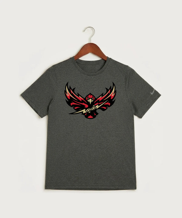 Gfw High School Football (Boys) - Dark Smoke Heather Nike Youth Swoosh Sleeve rLegend Tee NKDX8787
