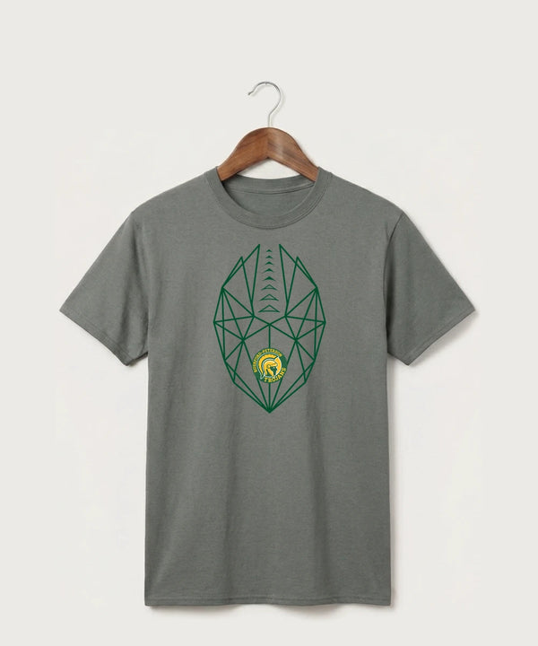 Rushford Peterson High School Football (Boys) - Medium Grey Port & Co Core Cotton Tee. PC54