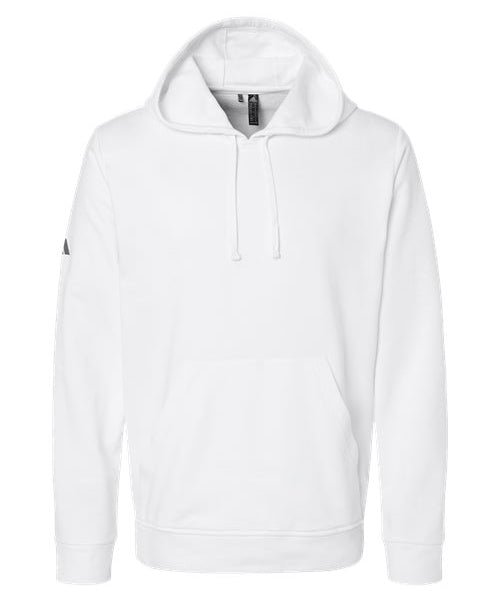 Ashwaubenon High School Football (Boys) - White Unisex Fleece Hooded Sweatshirt (model)