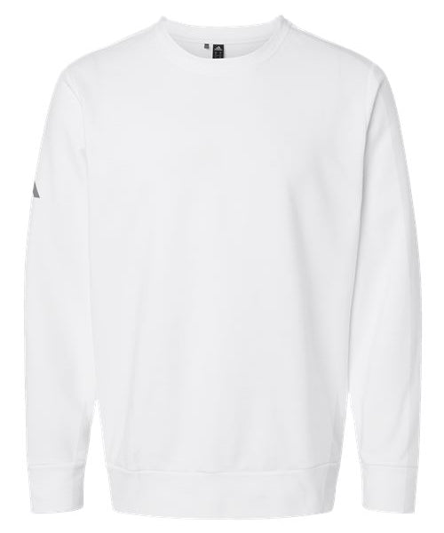 Ashwaubenon High School Football (Boys) - White Unisex Fleece Crewneck Sweatshirt (model)