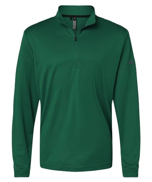 Ashwaubenon High School Football (Boys) - Collegiate Green Men's Ultimate365 Lightweight Quarter-Zip Pullover (model)