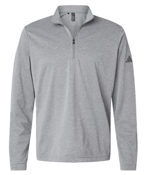 Ashwaubenon High School Football (Boys) - Grey Three Melange Men's Ultimate365 Lightweight Quarter-Zip Pullover (model)