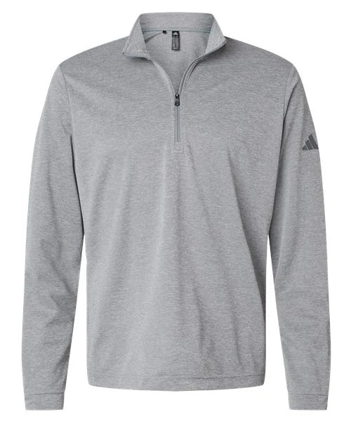 Ashwaubenon High School Football (Boys) - Grey Three Melange Men's Ultimate365 Lightweight Quarter-Zip Pullover (model)