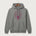 Two Harbors High School Football (Boys) - Medium Grey Port & Co Core Fleece Pullover Hooded Sweatshirt. PC78H
