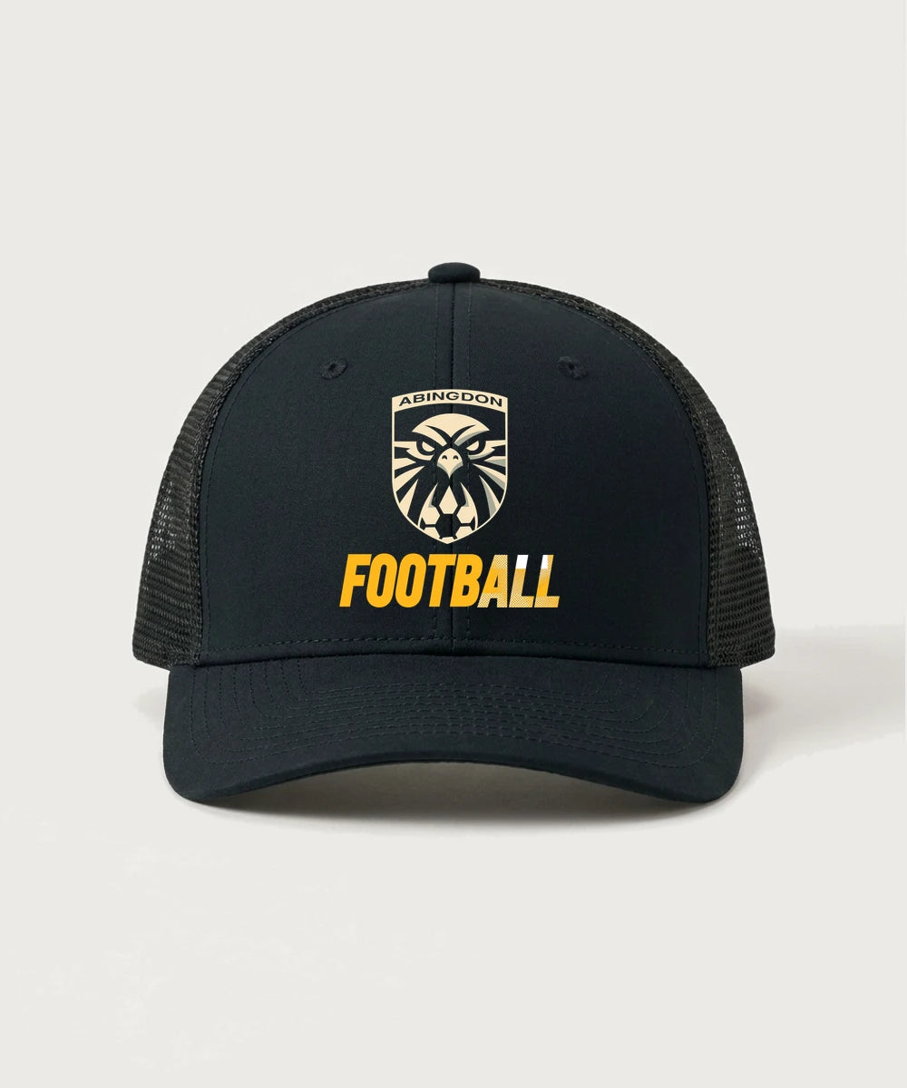 Abingdon High School Football (Boys) - Black/ Black Sport-Tek Club Trucker Cap STC46