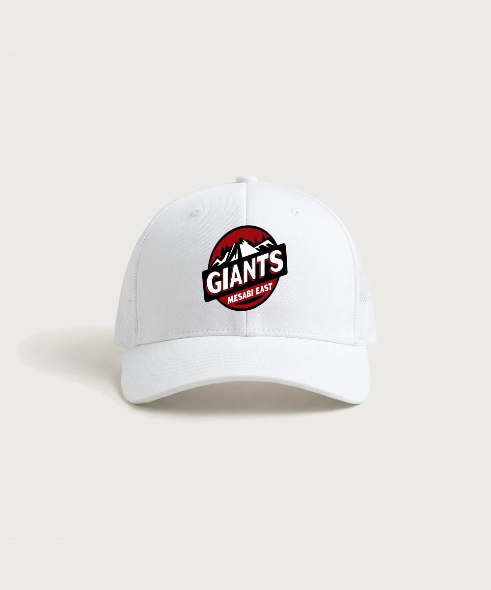 Mesabi East High School Football (Boys) - White/ White Sport-Tek Club Trucker Cap STC46
