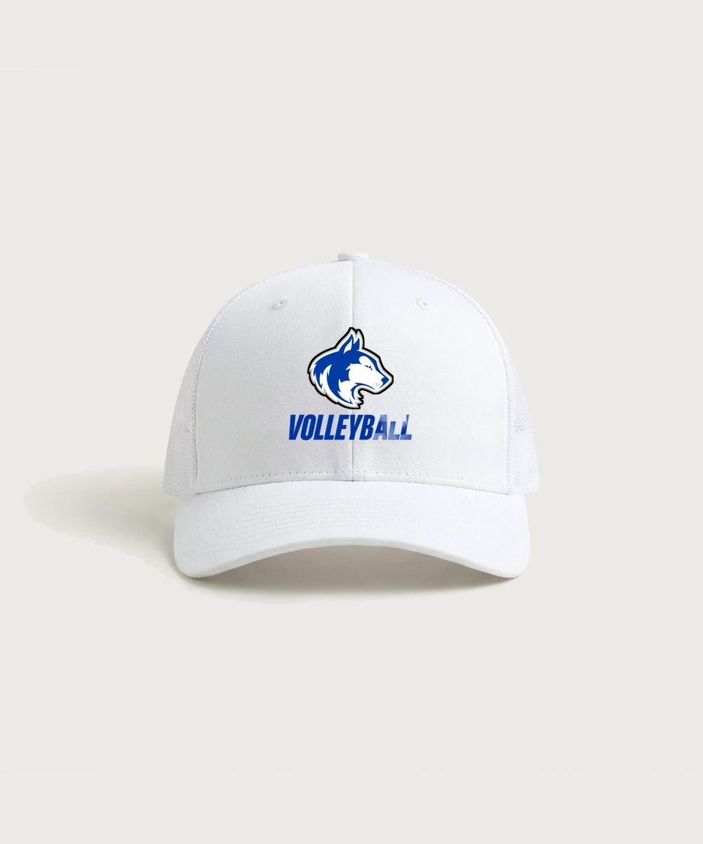 Owatonna High School Volleyball (Girls) - White/ White Sport-Tek Club Trucker Cap STC46