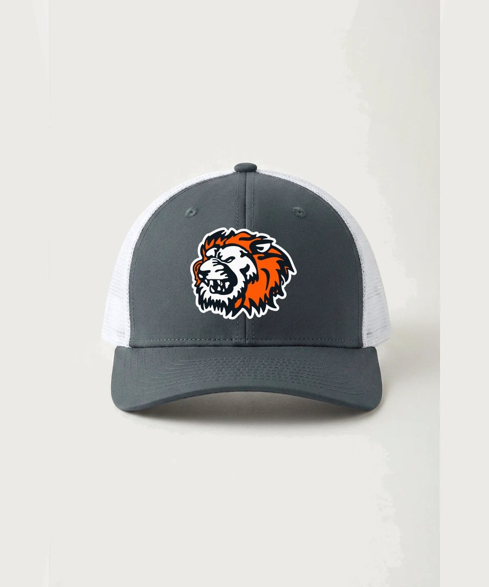 Ogilvie High School Football (Boys) - Iron Grey/ White Sport-Tek Club Trucker Cap STC46