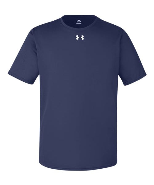Ashwaubenon High School Football (Boys) - Midnight Navy/ White Men's Team Tech™ T-Shirt (model)