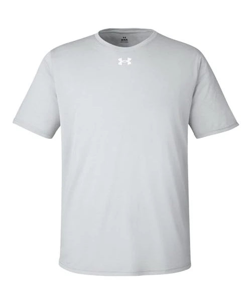 Ashwaubenon High School Football (Boys) - Mod Grey Light Heather/ White Men's Team Tech™ T-Shirt (model)