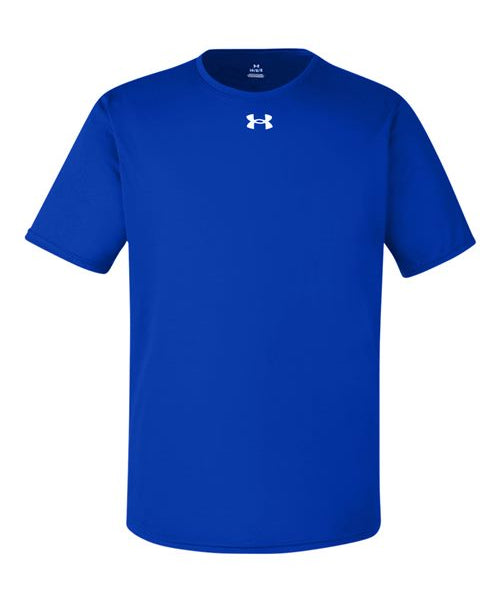 Ashwaubenon High School Football (Boys) - Royal/ White Men's Team Tech™ T-Shirt (model)