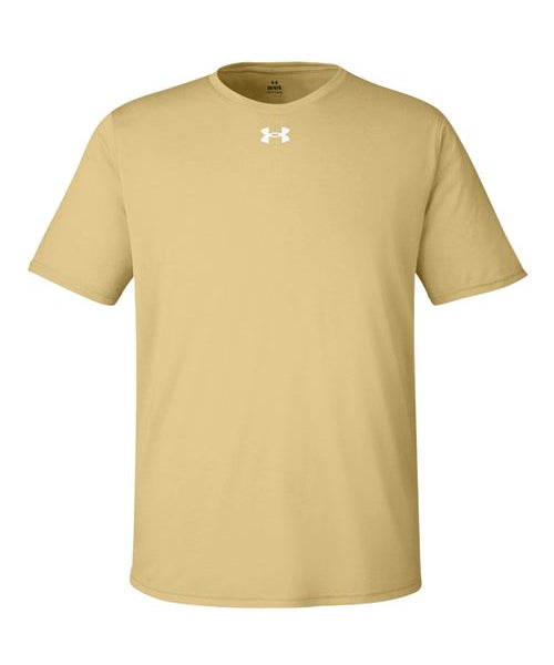 Ashwaubenon High School Football (Boys) - Team Vegas Gold/ White Men's Team Tech™ T-Shirt (model)