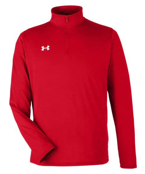 Ashwaubenon High School Football (Boys) - Red/ White Men's Team Tech™ Quarter-Zip Pullover (model)