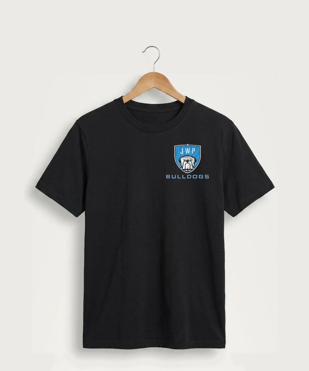 Janesville Waldorf Pemberton Volleyball (Girls) - Jet Black Port & Co Core Cotton Tee. PC54