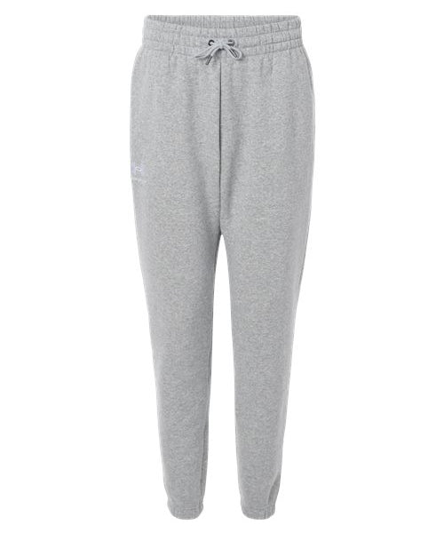 Ashwaubenon High School Football (Boys) - Mod Grey Light Heather/ White Men's Icon Fleece Joggers (model)