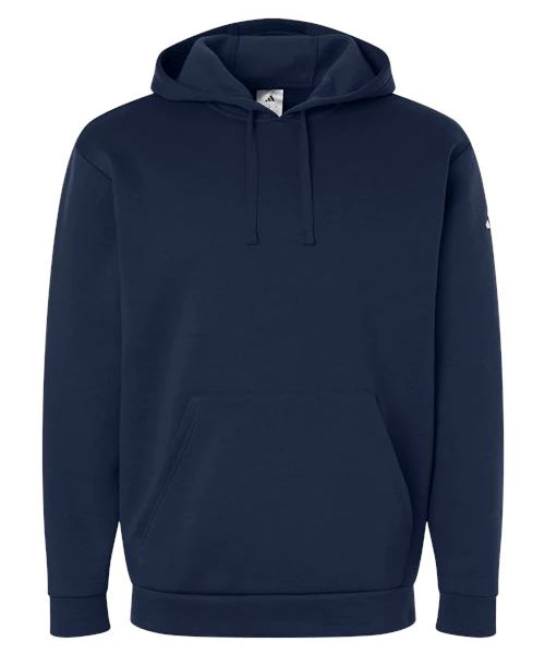 Ashwaubenon High School Football (Boys) - Team Navy Blue Men's Fleece Hooded Sweatshirt (model)