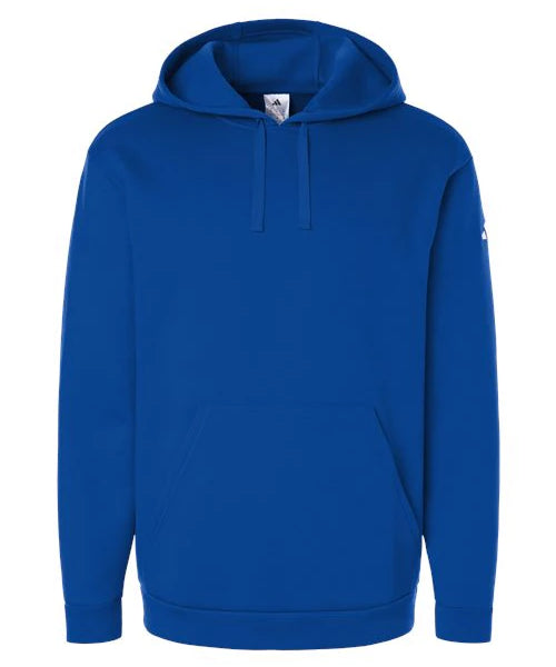Ashwaubenon High School Football (Boys) - Team Royal Blue Men's Fleece Hooded Sweatshirt (model)