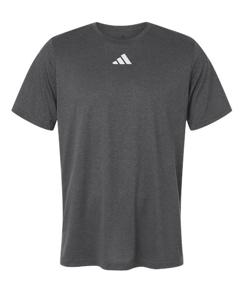 Ashwaubenon High School Football (Boys) - Dark Grey Heather/ White Men's Pregame T-Shirt (model)