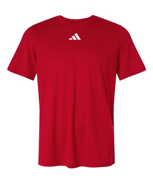 Ashwaubenon High School Football (Boys) - Team Power Red/ White Men's Pregame T-Shirt (model)